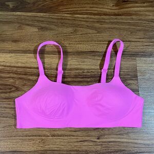 Aerie Womens SMOOTHEZ Bra-ish Wireless Bralette Pink Sz Small Adjustable Straps